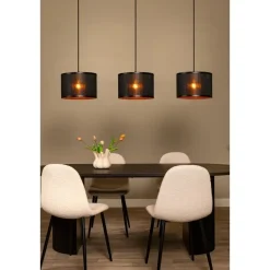 Lucide TAGALOG Hanglamp - Zwart