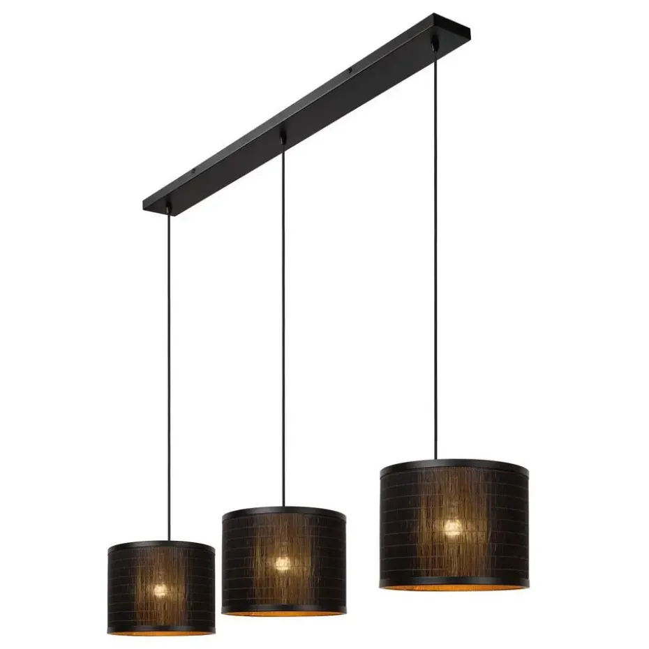 Lucide TAGALOG Hanglamp - Zwart