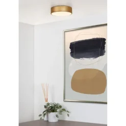 Lucide UNAR Plafonnière - Mat Goud / Messing