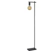 Lucide vloerlamp Leanne - zwart - 26x15x152 cm