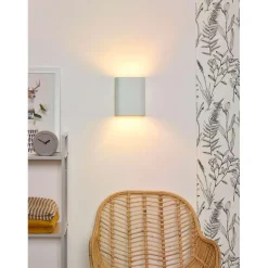 Lucide wandlamp Ovalis - wit