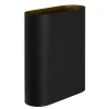 Lucide wandlamp Ovalis - zwart