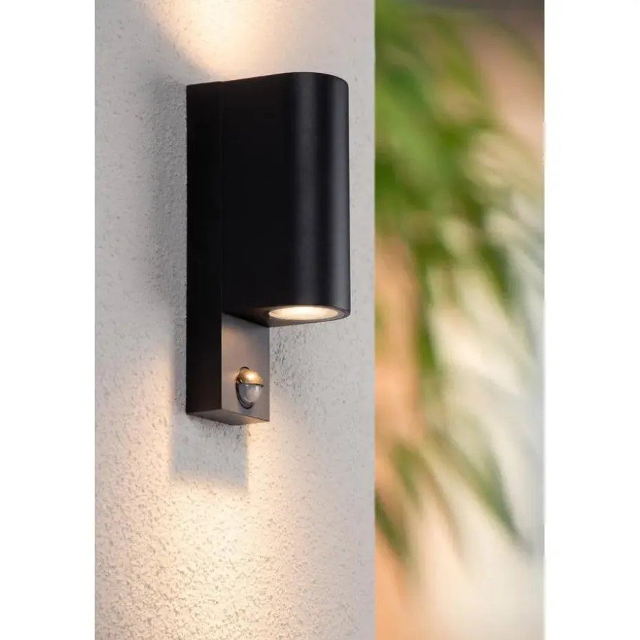 Lucide ZARO IR Wandspot - Zwart