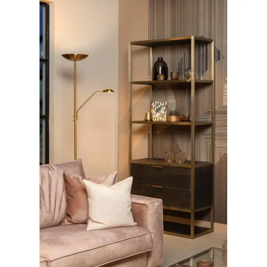 Lucide ZENITH Leeslamp - Mat Goud / Messing