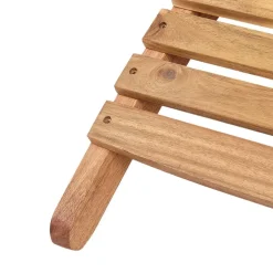 LUINO - Ligstoel - Grijs - Hout