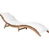 LUINO - Ligstoel - Wit - Hout