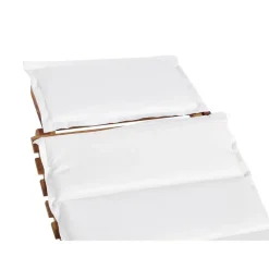 LUINO - Ligstoel - Wit - Hout