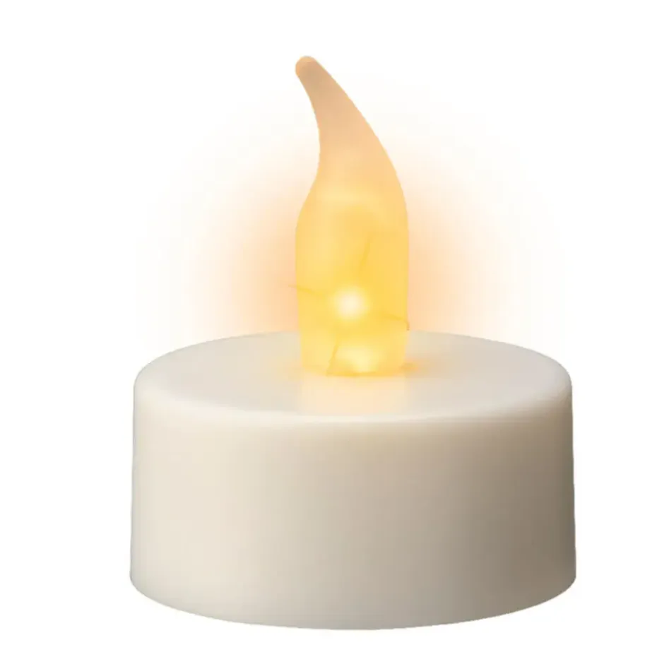 Lumineo LED waxinelichtjes - 6x stuks - wit