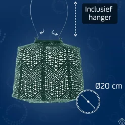 Lumiz Lampionnen op zonne energie - Tuinverlichting - Wenen Set - 3 stuks