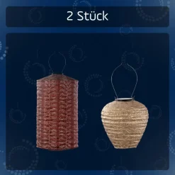 LUMIZ Solar Buitenverlichting Klaproos Set - 2 stuks