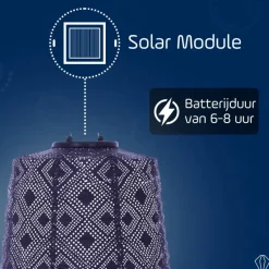 LUMIZ Solar Lampion Mosaic Lamp - 20 cm - Future Dusk