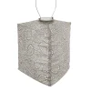LUMIZ Solar Lampion Paisley Triangle - 28 cm - Licht Taupe