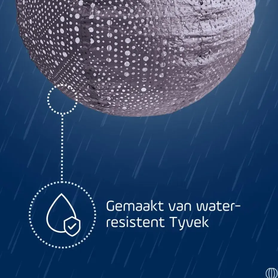 LUMIZ Solar Lampion Verso Rond - 40 cm - Paars