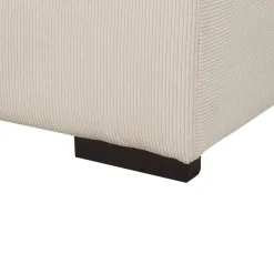 LUNGO - Ottomaan - Beige - Corduroy