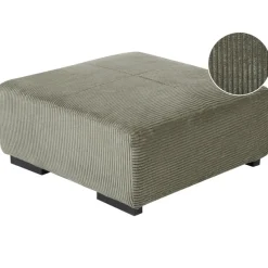 LUNGO - Ottomaan - Groen - Corduroy