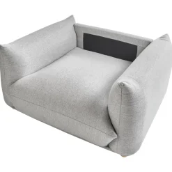 LUVOS - Fauteuil - Lichtgrijs - Stof