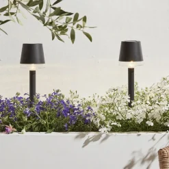 Luxform - 4x Solar Tuinlamp - Cala d'Or - Set van 4 stuks