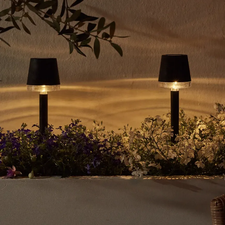 Luxform - 4x Solar Tuinlamp - Cala d'Or - Set van 4 stuks