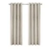LW Collection Gordijnen beige 270X140CM velvet kant en klaar 1 stuk