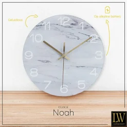 LW Collection Keukenklok Noah 30cm
