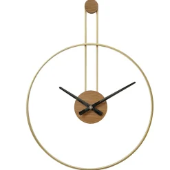 LW Collection Wandklok Fargo goud 55cm