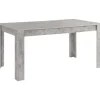 Lynn - Eettafel 160x90 cm voor 8 in MDF beton