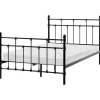 LYNX - Tweepersoonsbed - Zwart - 120 x 200 cm - Metaal