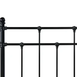 LYNX - Tweepersoonsbed - Zwart - 120 x 200 cm - Metaal