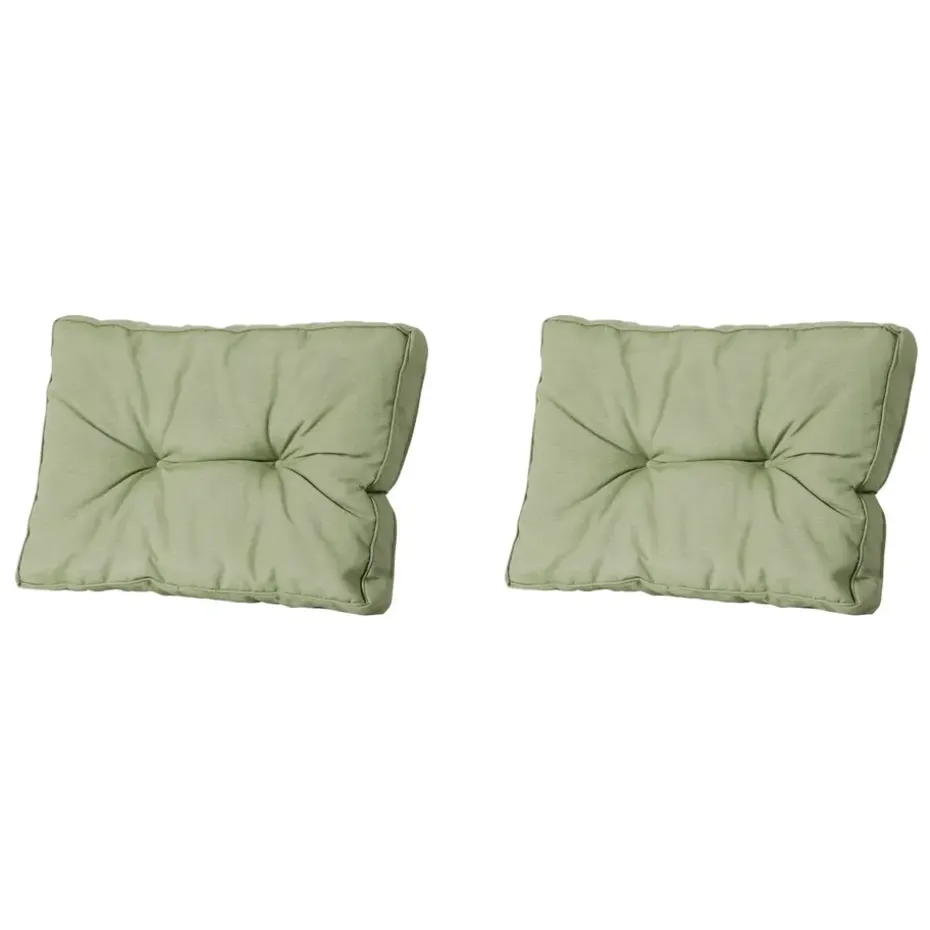 Madison - Florance Rugkussen Panama sage - Ca. 43x60 cm - Set van 2