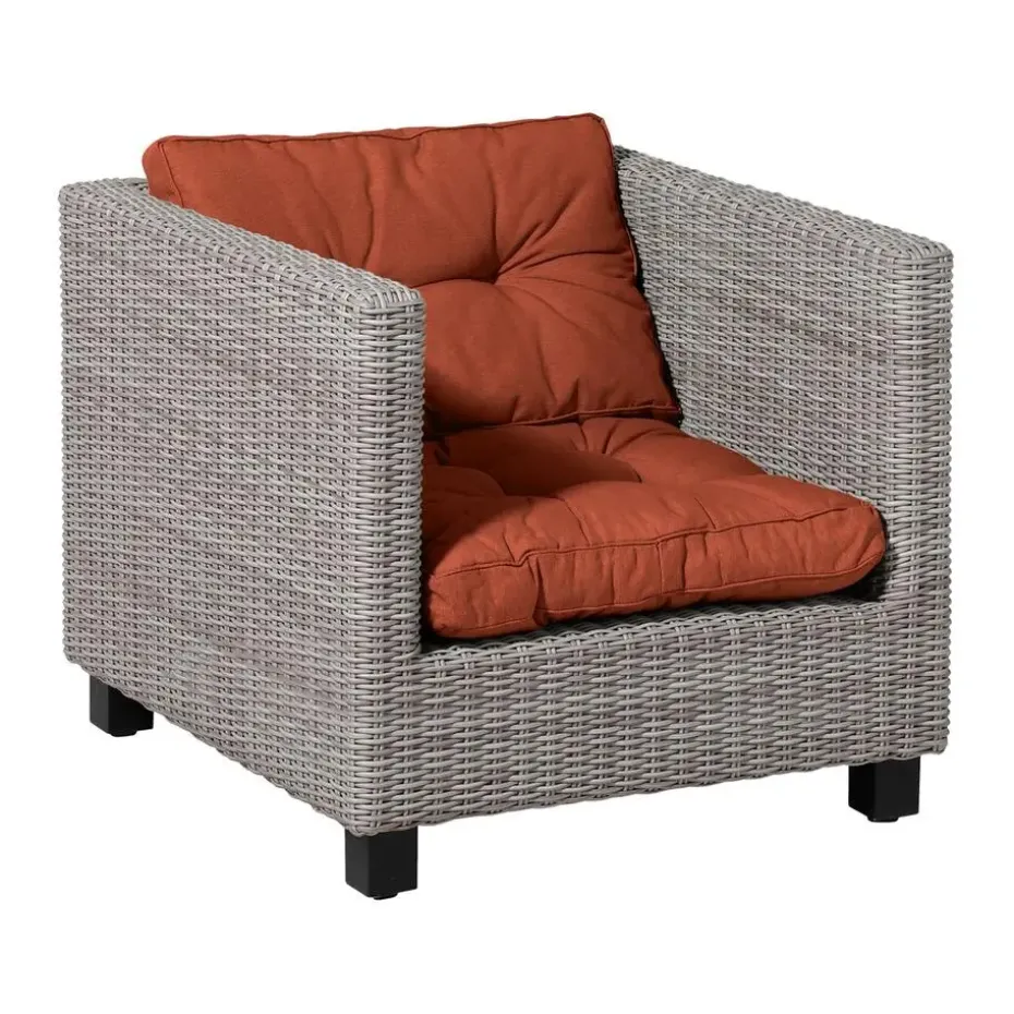 Madison - Florance Rugkussen Panama terra - Ca. 43x60 cm - Set van 2