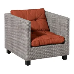 Madison - Florance Zitkussen Panama terra - Ca. 60x60 cm - Set van 2