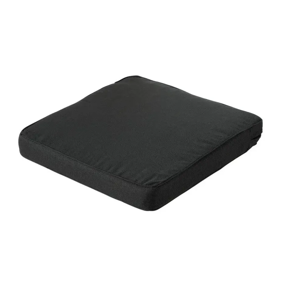 Madison - Lounge Profi-Line Zitkussen Rib black - Ca. 73x73 cm - Set van 2