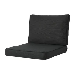 Madison - Lounge Profi-Line Zitkussen Rib black - Ca. 73x73 cm - Set van 2