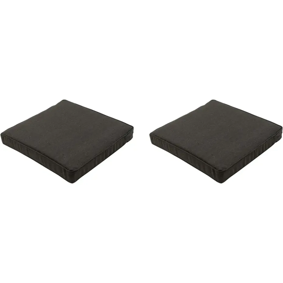 Madison - Lounge Profi-Line Zitkussen Dark grey - Ca. 60x60 cm - Set van 2