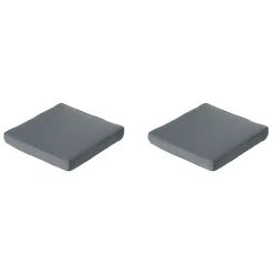 Madison - Lounge Profi-Line Zitkussen Rib grey - Ca. 60x60 cm - Set van 2