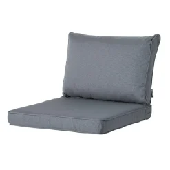 Madison - Lounge Profi-Line Zitkussen Rib grey - Ca. 60x60 cm - Set van 2