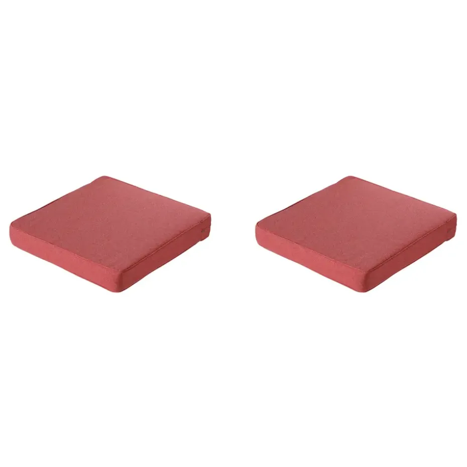 Madison - Lounge Profi-Line Zitkussen Manchester red - Ca. 73x73 cm - Set van 2