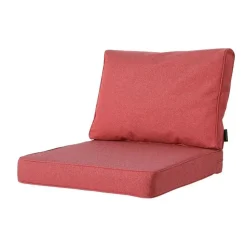Madison - Lounge Profi-Line Zitkussen Manchester red - Ca. 73x73 cm - Set van 2