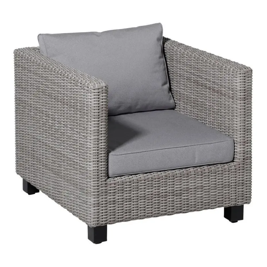 Madison - Lounge Profi-Line Zitkussen Manchester l-grey - 73x73 cm - Set van 2