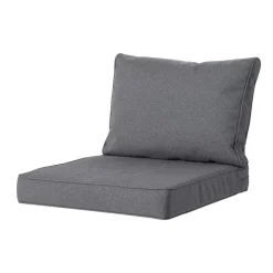 Madison - Lounge Profi-Line Zitkussen grey - Ca. 60x60 cm - Set van 2