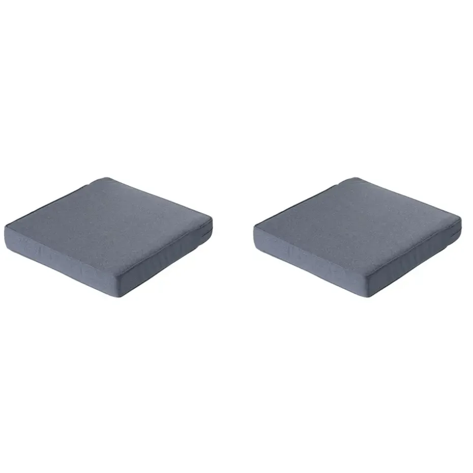 Madison - Lounge Profi-Line Zitkussen Manchester grey - 60x60 cm - Set van 2