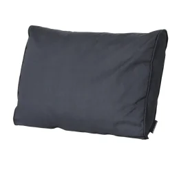 Madison - Lounge Rugkussen Basic black - Ca. 40x60 cm - Set van 2