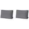 Madison - Lounge Rugkussen Panama grey - Ca. 40x60 cm - Set van 2