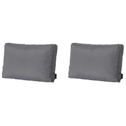 Madison - Lounge Rugkussen Panama grey - Ca. 40x60 cm - Set van 2