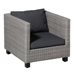 Madison - Lounge Rugkussen Panama grey - Ca. 40x60 cm - Set van 2