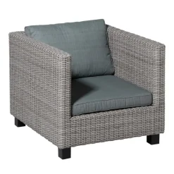 Madison - Lounge Rugkussen Basic grey - Ca. 43x73 cm - Set van 2