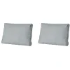 Madison - Lounge Rugkussen Basic grey - Ca. 40x60 cm - Set van 2