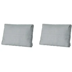 Madison - Lounge Rugkussen Basic grey - Ca. 40x60 cm - Set van 2