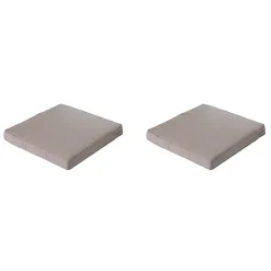 Madison - Lounge Zitkussen Basic taupe - Ca. 60x60 cm - Set van 2