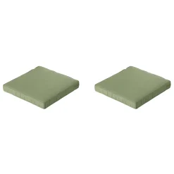 Madison - Lounge Zitkussen Basic green - Ca. 60x60 cm - Set van 2